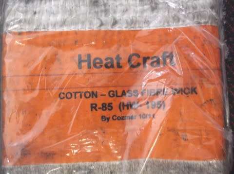 PARAFFIN HEATER COTTON- GLASS FIBRE WICK  -  HEAT CRAFT R-85 (HW-195) BY COZMAR 10/11 )